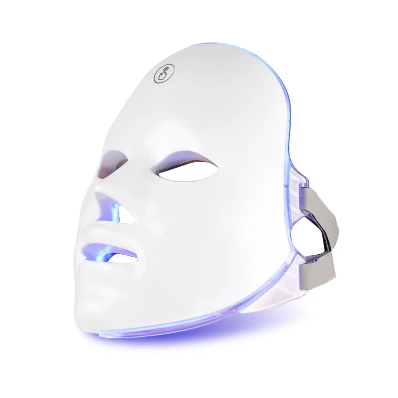 7-ljus LED-ansiktsmask - Hudföryngring och lyftande terapi
