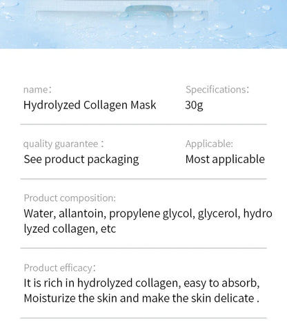 BIOAQUA Centella Collagen ansiktsmasker 20 st – återfuktande och uppfriskande sheet masks med hyaluronsyra